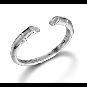 JOHN HARDY Bamboo Collection White Sapphire Cuff